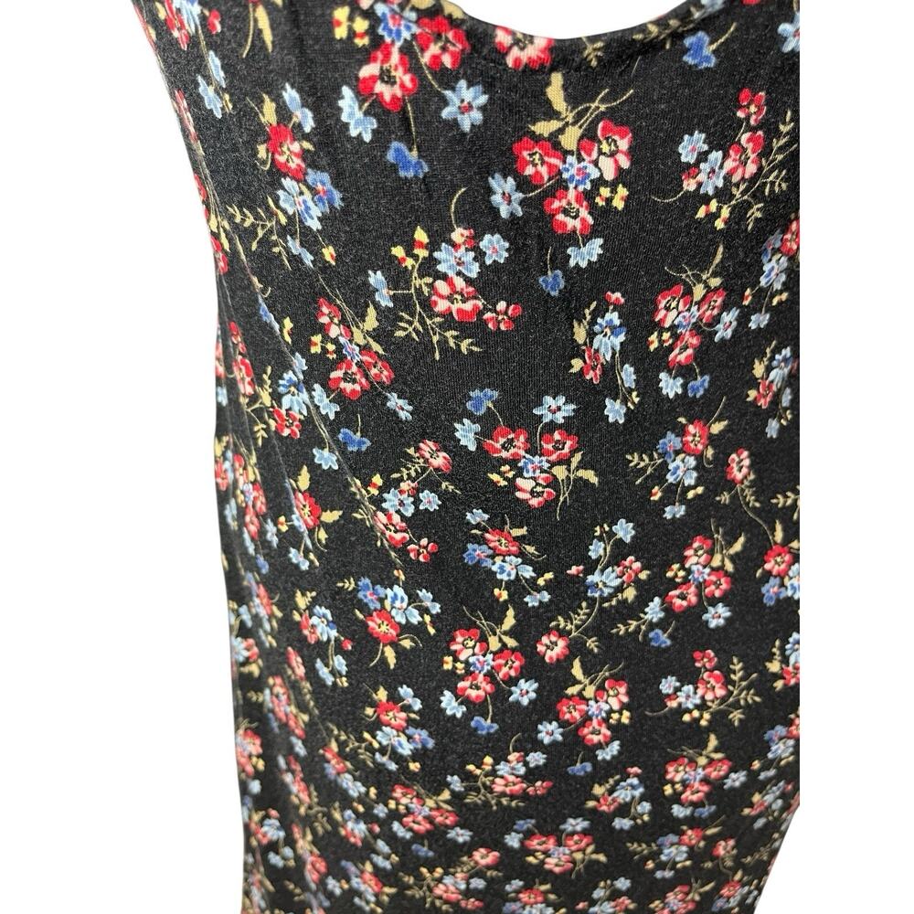 Y2K Floral Flowy Dress Asymmetric Fairy Grunge Large Romantic Whimsygoth - Picture 9 of 9